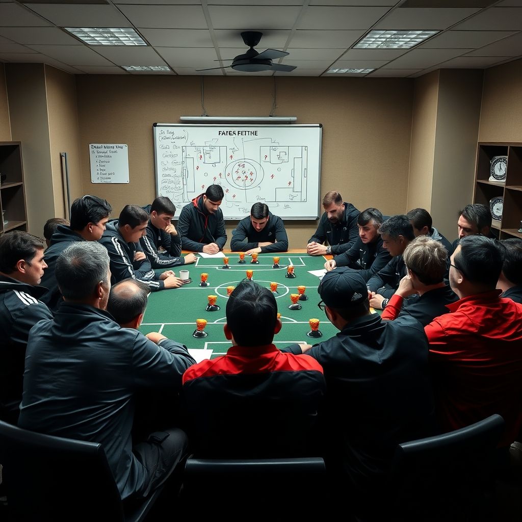 半岛体育app官网-卡尔蒂斯赛前战术会议，细节决定比赛胜负